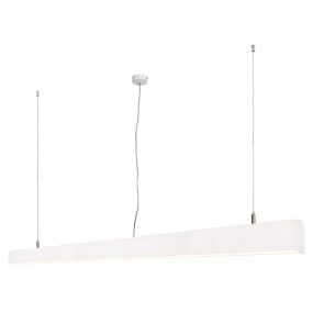 Lichtkoning Linear - hanglamp - 170 x 5 x 200 cm - 54W LED incl. - wit - warm witte lichtkleur