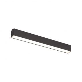 Maxlight Linear - plafondverlichting - 57 x 5 x 6,5 cm - 18W dimbare LED incl. - zwart