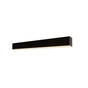 Lichtkoning Linear - plafondverlichting - 113,5 x 6,5 x 5 cm - 36W LED - zwart - warm witte lichtkleur | Lichtkoning
