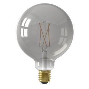 Calex Smart LED lamp - Ø 12,5 x 17,8 cm - E27 - 7W - dimfunctie via app - 1800K - gerookt