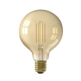 Calex Smart LED lamp - Ø 9,5 x 14 cm - E27 - 7W - dimfunctie via app - 1800 tot 3000K - white ambiance 