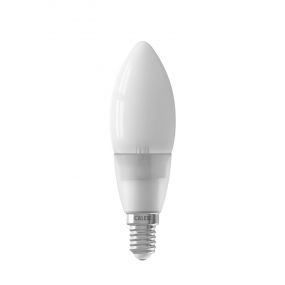 Calex Smart LED lamp - Ø 3,5 x 11,2 cm - E14 - 4,5W - dimfunctie via app - 2200 tot 4000K - white ambiance (stockopruiming!)