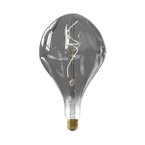 Calex Smart XXL LED lamp - Ø  16,5 x 28 cm - E27 - 6W - dimfunctie via app - 2100K - titanium