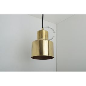 Zangra - hanglamp - ⌀ 12 x 300 cm - messing