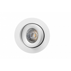 Artdelight Special - inbouwspot - Ø 95 mm, Ø 83 mm inbouwmaat - 9W LED incl. - dim to warm - IP54 - wit