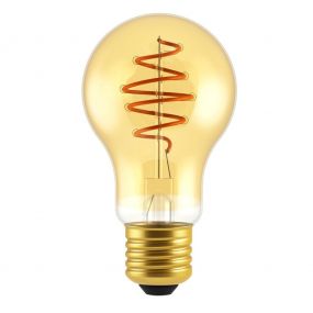 Nordlux LED filament lamp - Ø 6 x 10,9 cm - E27 - 5W dimbaar - 2000K - amber