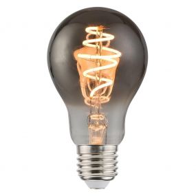 Nordlux LED filament lamp - Ø 6 x 10,9 cm - E27 - 5W dimbaar - 1800K - gerookt