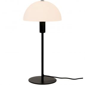 Nordlux Ellen 20 - tafellamp - Ø 20 x 40 cm - zwart en opaal