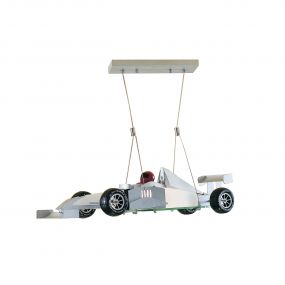 Searchlight Novelty - hanglamp - 66 x 22 x 105 cm - zilver