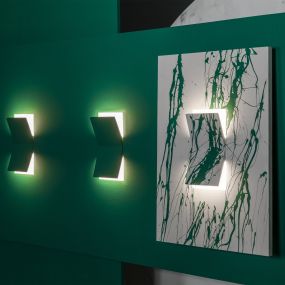 Faro Domino - inbouw wandverlichting - 26,5 x 16 cm - 6W LED incl. - gips