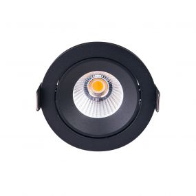 Maxlight Cyklop - inbouwspot - Ø 90 mm, Ø 80 mm inbouwmaat - 12W LED incl. - IP65 - zwart