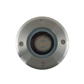 Lichtkoning Hades - ronde grondspot voor buiten - Ø 110 mm, Ø100 mm inbouw - IP67 - mat chroom