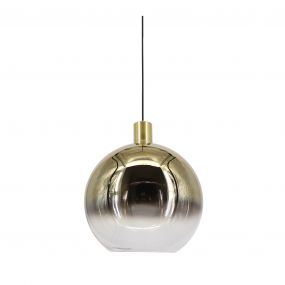 Artdelight Rosario - hanglamp - Ø 40 x 150 cm - gerookt goud