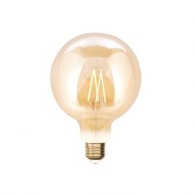 iDual LED-lamp zonder afstandsbediening - Ø 12,5 x 17,5 cm - E27 - 9W dimbaar - 2200K tot 5500K - amber