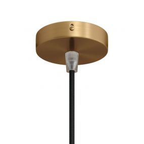 Creative Cables Mini - plafondrozet - Ø 8,3 x 2,5 cm - geborsteld brons