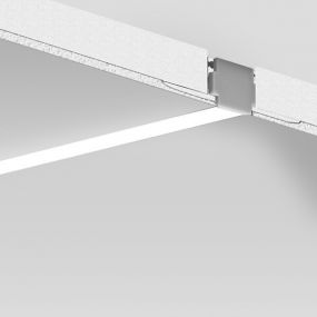 KLUS Kozma - inbouw LED profiel - 1,3 cm vensterbreedte - 200cm lengte - aluminium