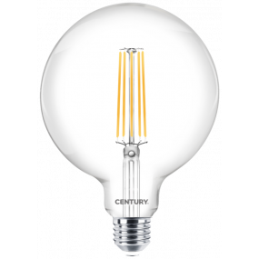 Century Italia LED filament lamp - Ø 12,5 x 17 cm - E27 - 11W niet dimbaar - 2700K - transparant