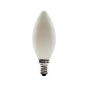 Segula LED lamp - Ambient Line - dim to warm - Ø 3,5 x 10 cm - E14 - 3,3W dimbaar - 2700K tot 2000K - melkglas