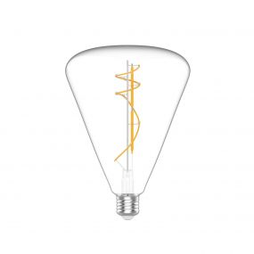 Creative Cables LED lamp Cone - Ø 14 x 20 cm - E27 - 10W - 2700K - transparant
