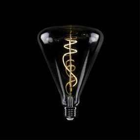 Creative Cables LED lamp Cone - Ø 14 x 20 cm - E27 - 10W - 2700K - transparant