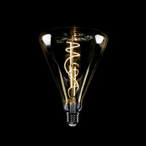Creative Cables LED lamp Cone - Ø 14 x 20 cm - E27 - 8,5W - 2200K - amber