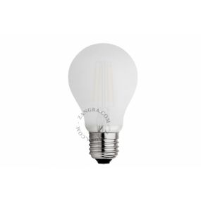 Zangra - LED filament lamp - Ø 6 x 10,5 cm - E27 - 6,5W dimbaar - melkglas