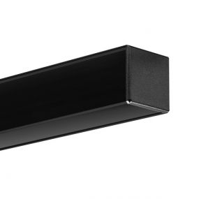 KLUS Lipod - LED profiel - 2,6 x 2,45 cm - 300cm lengte - zwart