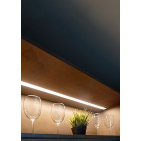 KLUS Micro-NK - LED profiel - 1,3 x 2,22 cm - 200cm lengte - zwart