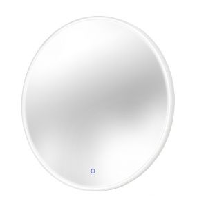 Maxlight Mirror - spiegel met verlichting  - Ø 80 x 3 cm - 23W LED incl. - IP44 - chroom