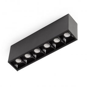 Faro Neso Point-6 - armatuur voor magnetische rail - 16,4 x 5,6 x 3,4 cm - 8W LED incl. - 34° lichtbundel - zwart