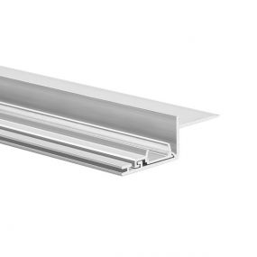KLUS Nisa - inbouw LED profiel voor 12mm gipsplaat - 3,2 cm vensterbreedte - 100cm lengte - aluminium