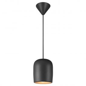 Nordlux Notti - hanglamp - Ø 10 x 120 cm - zwart 