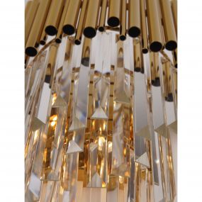 Maxlight Vogue - hanglamp - Ø 60 x 140 cm - goud