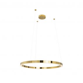 Maxlight Luxury - hanglamp - Ø 110 x 250 cm - 67W dimbare LED incl. - goud