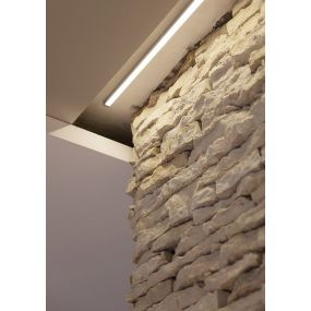 KLUS PDS-4-ALU - LED profiel - 1,3 x 1 cm - 200cm lengte - zwart