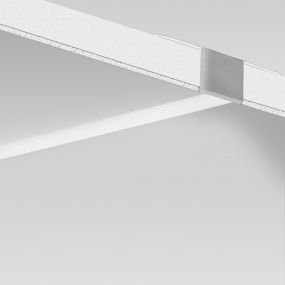 KLUS PDS-T - inbouw LED-profiel voor 12 mm gipsplaat - 1,62 cm vensterbreedte - 200 cm lengte - aluminium