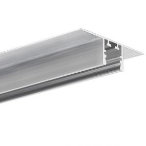 KLUS PDS-T - inbouw LED-profiel voor 12 mm gipsplaat - 1,62 cm vensterbreedte - 200 cm lengte - aluminium