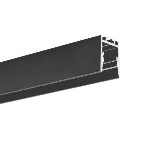 KLUS PDS-ZMG - LED profiel voor een smallere lichtbundel - 1,66 x 2,2 cm - 200cm lengte - zwart