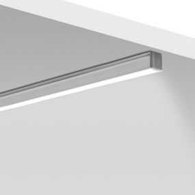 KLUS PIKO-ZM - profiel - 1 x 0,97 cm - 200cm lengte - geanodiseerd zilver