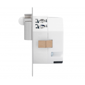 Skoff Tango Short LED - inbouw wandverlichting met bewegingsmelder - 73 x 73 mm - 230V - zwart - 3000K