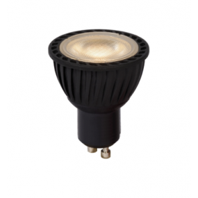 Lucide LED-spot - dim to warm - Ø 5 x 5,5 cm - GU10 - 5W - 3000K tot 2200K - zwart