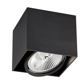 Zuma Line Box 1 - plafondverlichting - 13,5 x 13,5 cm - zwart
