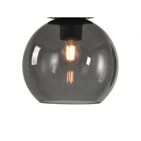 Artdelight Marino - glazen lampenkap - Ø 20 cm - gerookt
