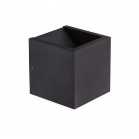 Artdelight Cube - buiten wandverlichting - 10 x 10 x 10 cm - 6W dimbare LED incl. - dim to warm - IP54 - zwart