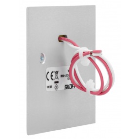 Skoff Tango Stick LED -  opbouw wandverlichting - 73 x 73 mm  - zwart - 10V - 3000K