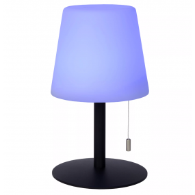 Lucide Rio - tafellamp - Ø 15,5 x 26 cm - 1,8W LED incl. dimbaar - RGB - IP44 - wit