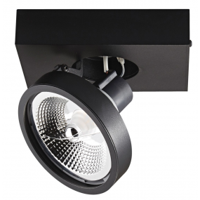 VK Lighting Kylos - opbouwspot - 15,5 x 12 x 12,9 cm - zwart