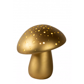 Lucide Fungo - tafellamp - 26,5 x 27 x 29 cm - mat goud