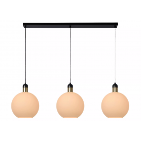 Lucide Julius - hanglamp - 105 x 28 x 165 cm - opaal