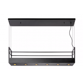 Lucide Miravelle - hanglamp - 110 x 22 x 160 cm - zwart